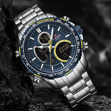 NAVIFORCE Watches Mens Top Brand Luxury Analog Sport Quartz Watch Military Chronograph LED Digital Male Clock Relogio Masculino 2024 - buy cheap