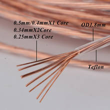 Cabo de interconexão de áudio de cobre puro hifi 8n occ, fio de balanceamento, cabo de armação 2024 - compre barato