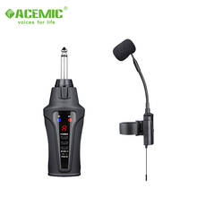 Microfone acmica de lapela ft-5, instrumento sem fio com clipe sobre lapela, buzinas, clarinete 2024 - compre barato