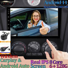 Reproductor Multimedia de vídeo y Radio para coche Mitsubishi Outlander 1, pantalla táctil, navegación GPS, Android 11, 2002 - 2008 2024 - compra barato