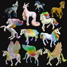 Original genuine fairy tale mythical animal flying horse figure model Wild figures kids educational toys figurine 2024 - buy cheap