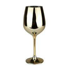 Copo de champanhe de cristal, copo criativo de cristal banhado a ouro de 301ml-400ml, copo de luxo de vinho tinto, copo de decoração de modelo de quarto 2024 - compre barato