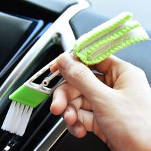 Double Head Car Air Outlet Dashboard Cleaning Cloth Brush Dust Remove Repair Tool 2024 - buy cheap