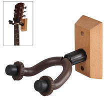 Musical Guitar Hanger Wooden Wall Mount Hook Holder Keeper for Electric Acoustic Guitars Bass Ukulele Violin Mandolin 2024 - buy cheap