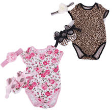 PUDCOCO Newborn Baby Girl Romper Jumpsuit+Shoes+Headband 3Pcs Outfits Set Clothes 0-12M 2024 - buy cheap