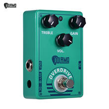 Dolamo-Pedal de efecto de guitarra Overdrive, D-12, con controles de volumen de ganancia triple, diseño Bypass verdadero para guitarra eléctrica 2024 - compra barato