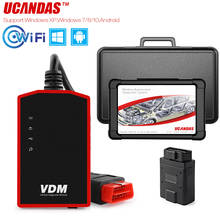 UCANDAS VDM Wifi Full System OBD2 Scanner Multi Languages ODB2 OBD2 Code Reader VDM OBD 2 Automotive Scanner Car Diagnostic Tool 2024 - buy cheap