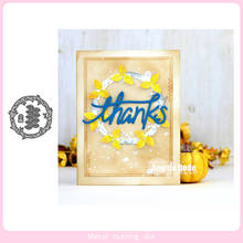 Troqueles de corte de Metal de hojas de otoño para álbum de recortes DIY, tarjetas de papel decorativas en relieve, manualidades troqueladas, 2019 2024 - compra barato