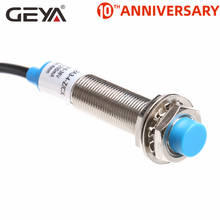 GEYA 4 мм датчик расстояния Индуктивный бесконтактный переключатель NPN PNP Постоянный ток 10-30 в датчик приближения DC 3 провода 4 провода без NC M12 размер винта 2024 - купить недорого
