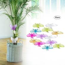 30PCS Butterfly Orchid Clips Plant Clips Premium Materials Durable Cute Shape Garden Support Clip For Home Garden Plants Plastic 2024 - buy cheap