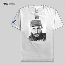 Camiseta de Fidel Potter para hombre, camisa 100% de algodón, informal, conmemorativa, líder de Cuba, Che guevara 2024 - compra barato