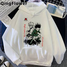 Hunter x Hunter Killua Zoldyck hoodies male anime printed plus size Ulzzang male clothing hip hop plus size 2024 - buy cheap