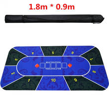 180*90cm Texas Hold'em Tablecloth Poker Board Game Digital Printing Suede Rubber Pad Casino Gaming Roulette dice Betting Mat 2024 - buy cheap