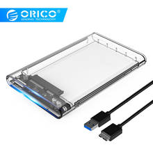 ORICO 2139U3 HDD Case 2.5 inch Transparent SATA to USB 3.0 Adapter External Hard Drive Enclosure 5Gbps 4TB HDD SSD Hard Disk Box 2024 - buy cheap