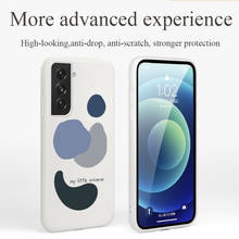 Funda de teléfono Smiley Universe para Samsung Galaxy S21 S20 FE S10 Note 20 10 Ultra Plus A72 A52 A42 A32 A12 A02S 4G 5G, cubierta líquida 2024 - compra barato