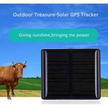 Animals GPS Tracker Solar Never Power OFF For Cow Sheep Pet With Collar Waterproof Remove Alarm Real Time Location LBS Tracking 2024 - купить недорого