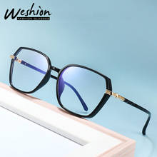Новые модные женские очки высокого качества близорукие оптические рамки роскошных леди с защитой от УФ-светильник глаз очки компьютерные UV400 2024 - купить недорого
