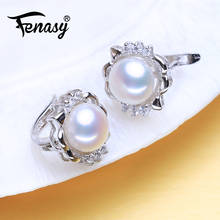 FENASY 925 Sterling Silver Natural Freshwater Pearl Earrings Bohemian Clip Earrings For Women Nice Party Wedding Jewelry 2024 - buy cheap