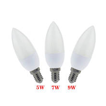 10x led vela lâmpada e14 5w 7 9 220v economizar energia spotlight quente/legal branco chandlier lâmpada de cristal ampola bombillas casa luz 2024 - compre barato