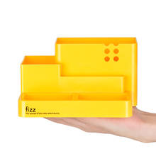Fizz-portalápices creativo de moda, bonita caja de almacenamiento de papelería, combinación multifunción para escritorio y oficina, decoración 2024 - compra barato