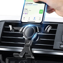 Универсальный автомобильный мобильный телефон с креплением на вентиляционное отверстие подставка держатель для мобильного телефона для iPhone Samsung Xiaomi Huawei 2024 - купить недорого