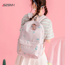 Backpack Girls 2020 Cute Radish Printing Stundets Schoolbag for Teenagers Ladies Travel Notebook Kawaii Bag Backpacking Supplies 2024 - buy cheap