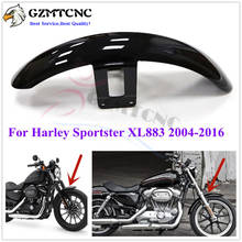 Guardabarros delantero de motocicleta, cubierta de plástico ABS para Motor de Harley Sportster Iron 883, superbajo, XL883L, 2004-05 2016 2024 - compra barato