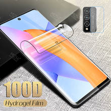 Película de hidrogel 100d para huawei honor 10x lite, proteção para tela e lentes das câmeras traseiras 2024 - compre barato
