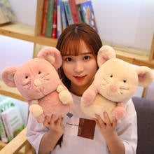 New 1PC 25CM/30CM New Cartoon Mouse Plush Toy Cute Hamster Animal Stuffed Plush Dolls Soft Plush Toy Sleeping Birthday Present 2024 - buy cheap