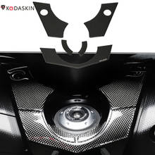Kodaskin 3d decalque da motocicleta chave de ignição levantada adesivo protetor carbono emblema para yamaha yzf tmax tmax530 xp530 2024 - compre barato