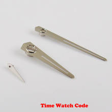 Piezas de reloj de acero inoxidable plateado, 6497 6498 compatibles con agujas de reloj, reemplazo de movimiento de bobinado manual 2024 - compra barato