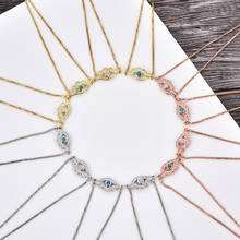 Pulseira kamaf de opala do mau olhado, bracelete ajustável para presente de festa feminino em quatro cores disponíveis 2024 - compre barato