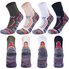 4 Pairs/Lot Combed Cotton Men Socks Hiking Hunting Fitness Gym Mountaineering Socks Breathable Football Cycling Sports Socks 2024 - buy cheap
