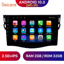 Seicane 9 polegada rádio android 10.0 para 2007-2013 toyota rav4 carro gps navegação volante controle suporte espelho ligação tpms 2024 - compre barato