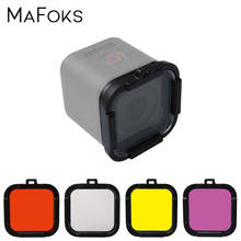 Waterproof Dive Filter 4 Color Diving Filter Red Purple Yellow Gray Lens Cap Lens Protector for Gopro Hero 4 Session 5 Session 2024 - buy cheap