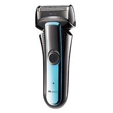 Máquina de barbear facial recarregável da barba do sexo masculino 220-240v da folha elétrica poderosa do barbeador para homem 2024 - compre barato