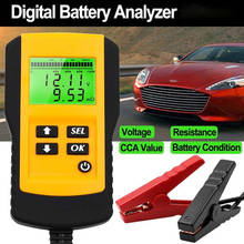 Testador de bateria de carro 12v ae300 lcd digital sistema automático analisador automotivo veículo tensão da bateria do carro ohm tester ferramenta de diagnóstico 2024 - compre barato