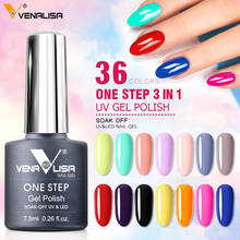 36Color/kit Venalisa 7.5ml One Step Gel Polish Fast Dry Nail Art Design For Manicure Soak Off UV Gel Enamel Nail Polish Varnish 2024 - buy cheap
