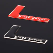 Car Sticker Emblem Badge Decals Black Series Logo Sticker for Mercedes SLS AMG W204 W203 W207 W211 W219 C63 C63 Auto Styling 2024 - buy cheap