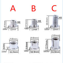 2Sets M8 Pitch 0.75mm Bicycle Screw Crankset Steel Crank Bolt Screw Bike Chain wheel bolt 2024 - buy cheap