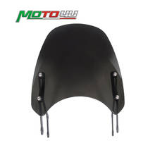 Parabrisas delantero de ABS para motocicleta YAMAHA, protección de pantalla con soporte, Accesorios Negros, XSR700, XSR 700 2024 - compra barato