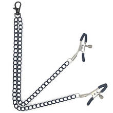 Nipple Clamps Women Sex Slave Metal Chain Breast Clip BDSM Bondage Breast Sex Toy Adult Game Clitoris Clamp 2024 - buy cheap