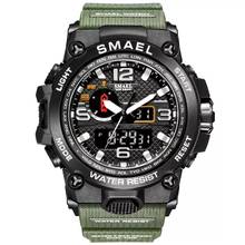 SMAEL Brand Fashion Men Sports Watches Men Analog Quartz Clock Military Watch Male Watch Men's 1545 relogios masculino 2024 - buy cheap