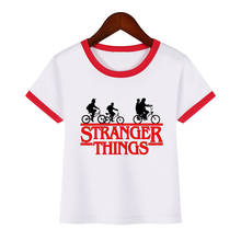 Baby boy and girl Stranger Things t shirt Kids tee shirt fashion Cartoon Short Sleeve T-shirt Clothes Funny Tshirt Casual Tops 2024 - buy cheap