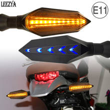 Motorcycle 17 LED Turn Signals Flashing Arrow Light Dual Color Indicator Brake DRL Flasher Blinker Tail Lamp Bicycle Accessories 2024 - buy cheap