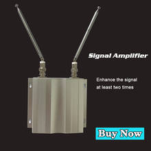 Wireless Signal Booster Repeater Enhanced Amplifier In Silver Color Frequency 433.92 Mhz Enlarge the Transmission Distance 2024 - buy cheap