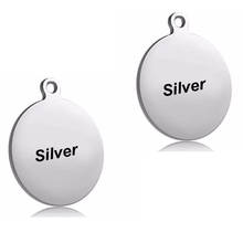 best selling round disc stianless steel id dog tag having stocks pet tag cat tags pendant,free shipping dhl/fedex 2024 - buy cheap