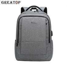 GREATOP 2021 New Style Waterproof Business Backpack Large Capacity Men Backpacks USB Charge Multi Function backbag 2024 - buy cheap