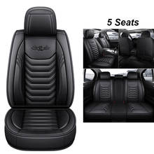 Black Leather Car seat covers For mercedes benz w203 w204 w124 w639 ml benz w169 w210 e class 190e cla amg klasse accessories 2024 - buy cheap