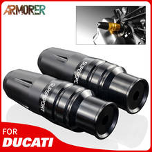 Protectores contra caídas para motocicleta Ducati Supersport Super Sport, deslizador de marco de escape, almohadilla protectora antichoque, 2017, 2018, 2019 2024 - compra barato